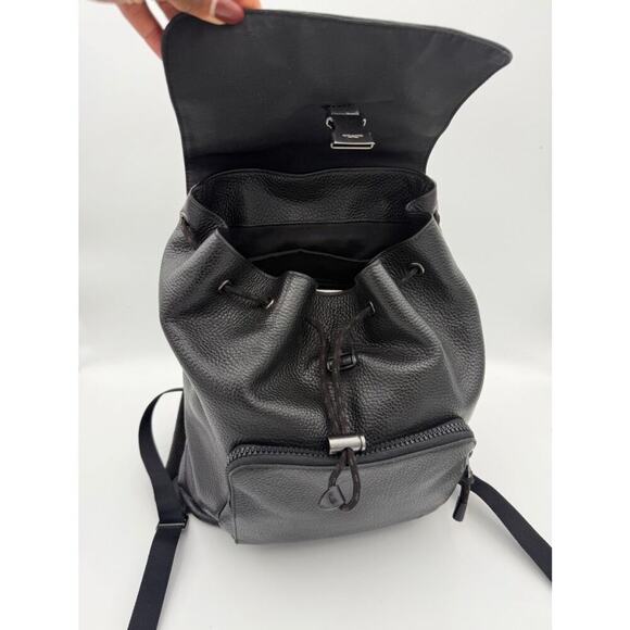 COACH Turner Leather Backpack C1280 Black for Men and Women - Picture 5 of 12